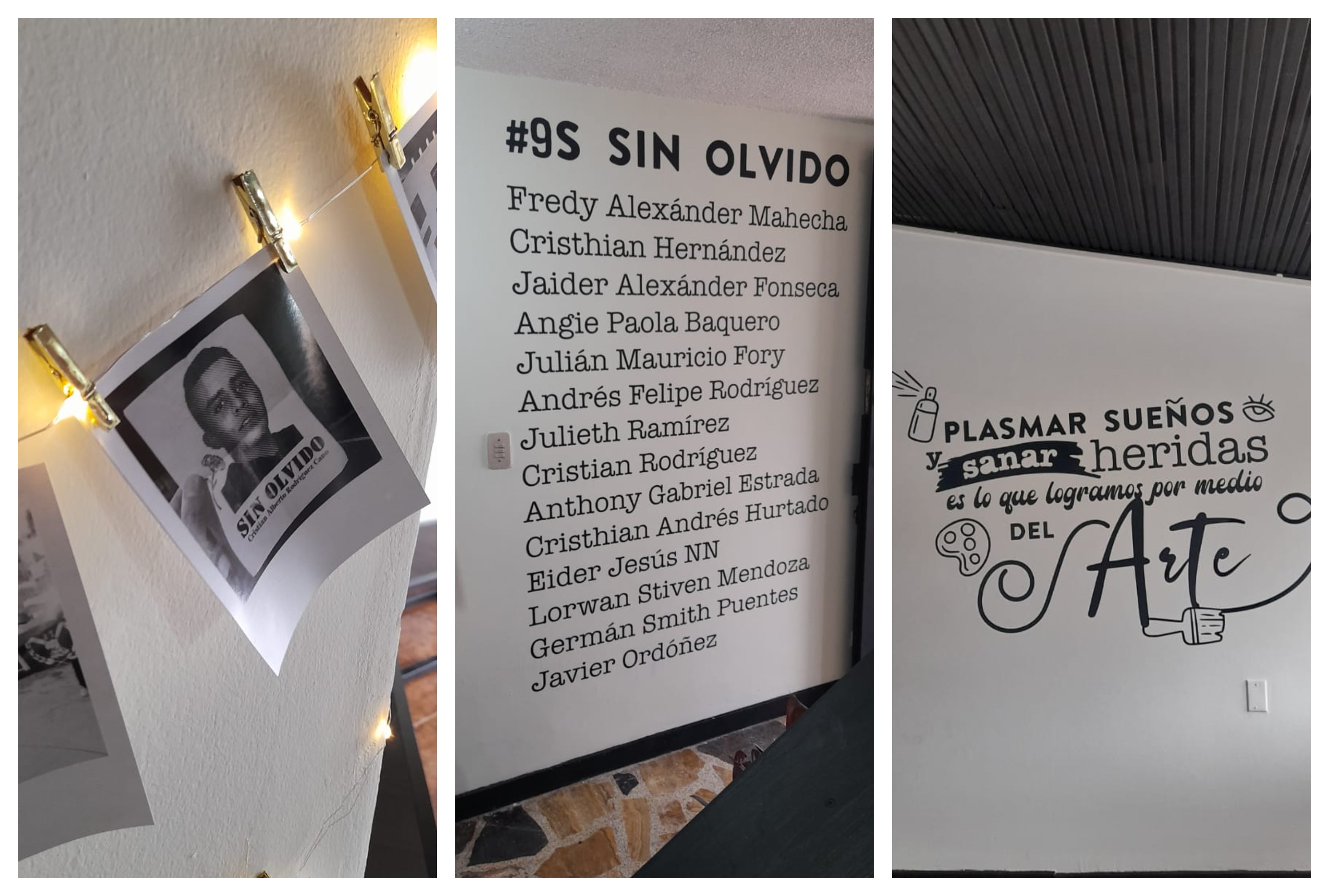 Actos de memoria en la casa entregada por la Alcaldía de Usaquén, al colectivo "9 de septiembre".