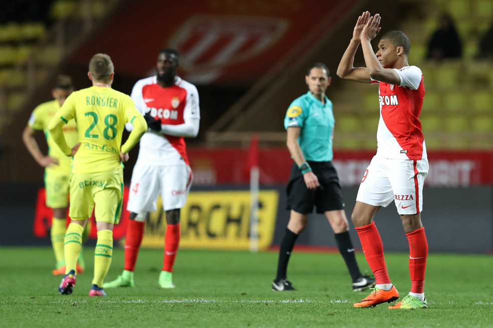 Sin Falcao, Mónaco goleó 4-0 al Nantes y sigue líder en Francia