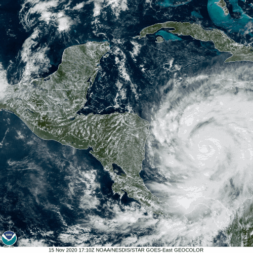 Así ha sido el movimiento del huracán en las últimas 24 horas.