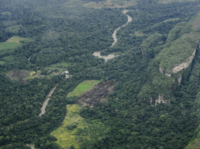 Arden los parques nacionales de la Amazonía