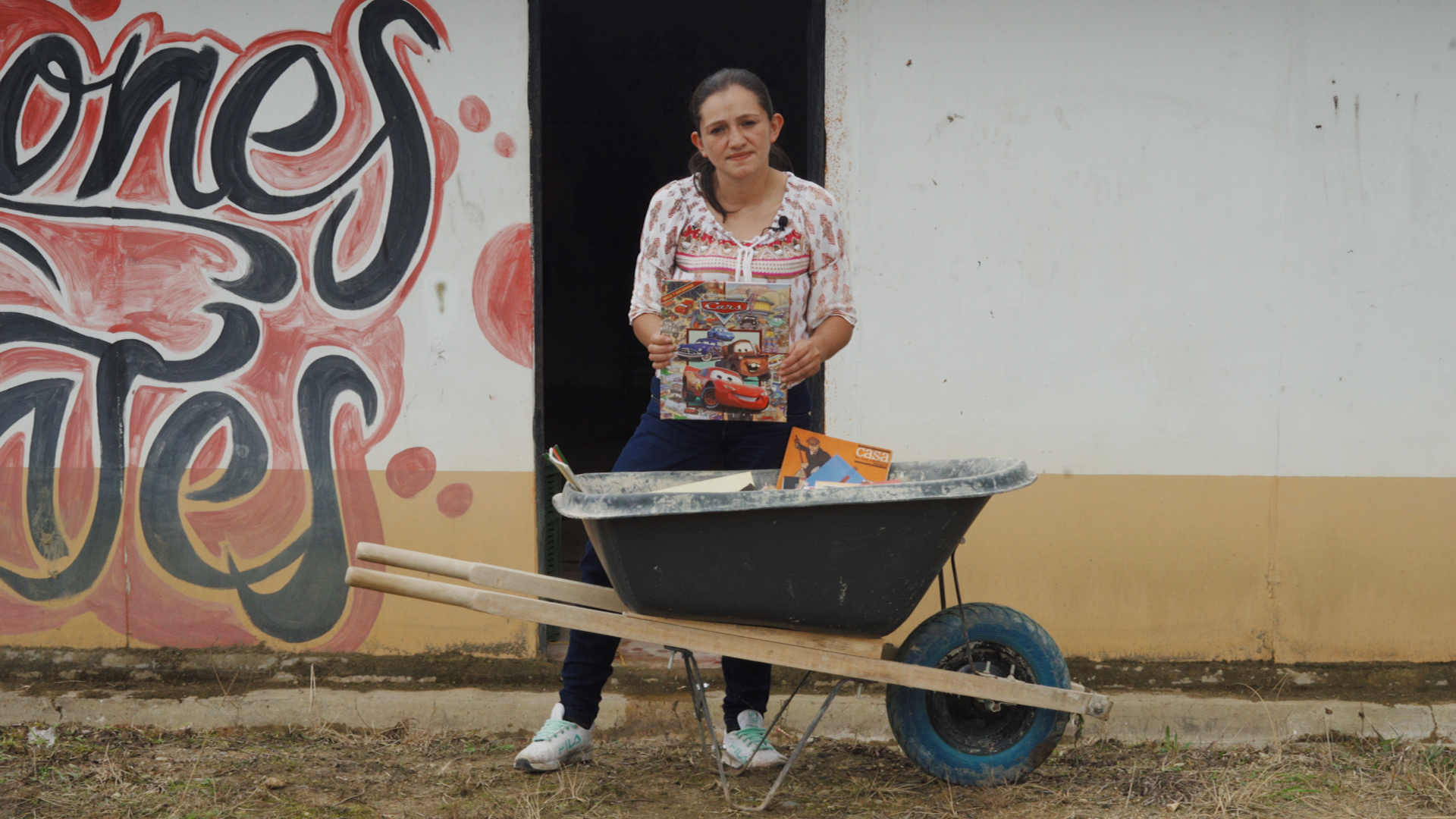 Katherine Prieto, en el ETCR Antonio Nariño.