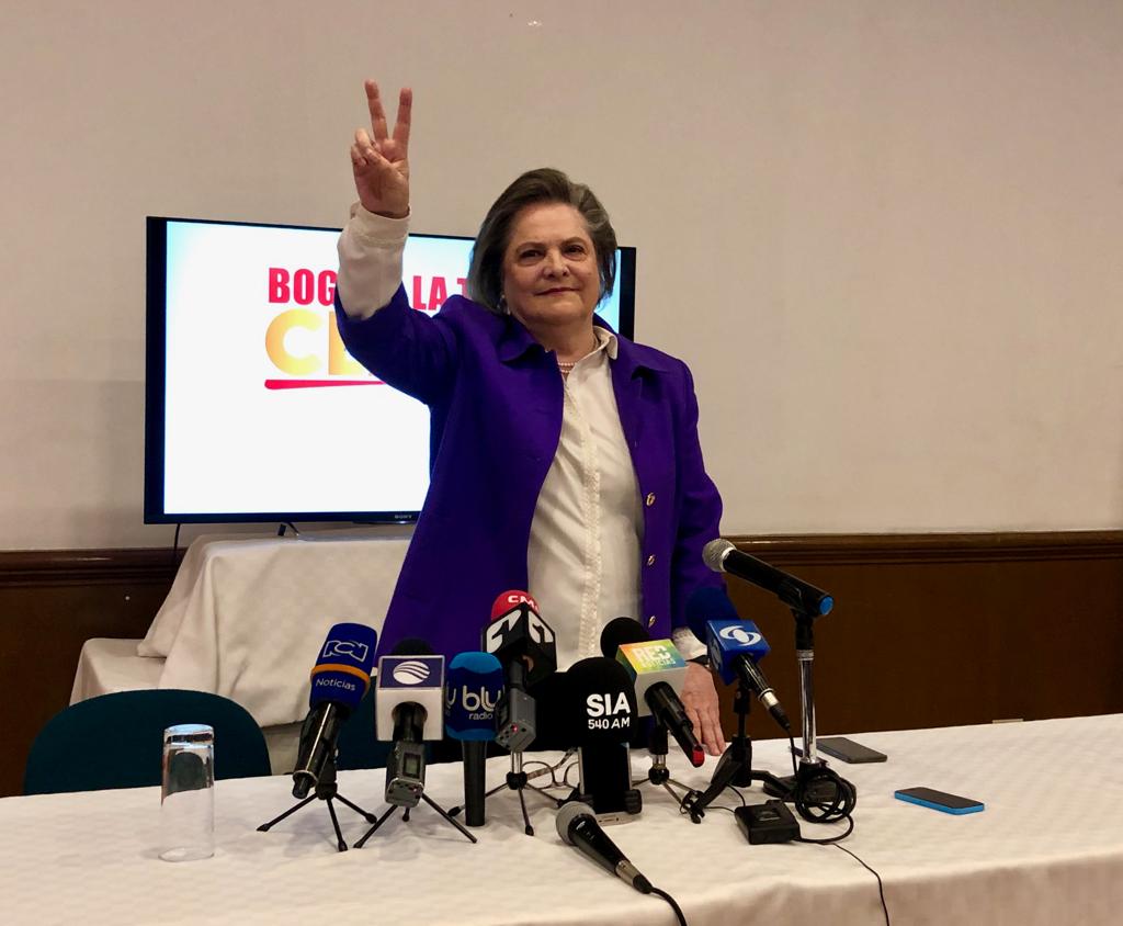 Clara López se decidió y oficializó su candidatura a la Alcaldía de Bogotá