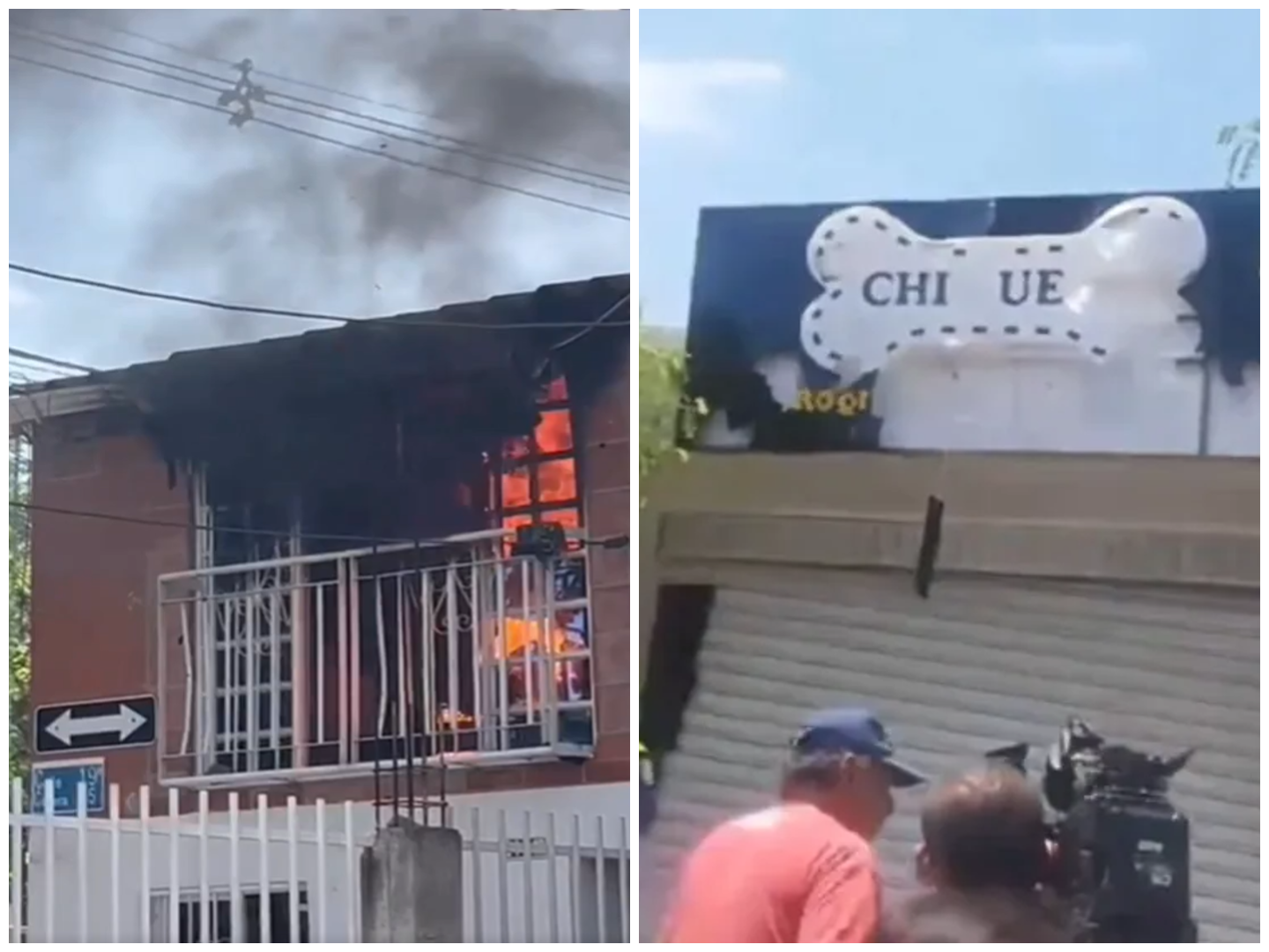 Prendieron fuego a la vivienda de los acusados por el asesinato de Sofía Delgado