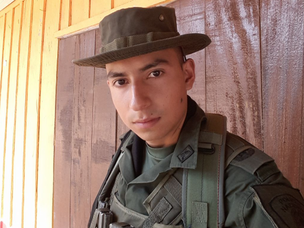 Él era Miguel Bernal, patrullero de Fusagasugá que murió en atentado en Caquetá