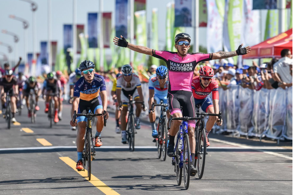 Juan Sebastián Molano ganó la última etapa del Tour de Xingtai