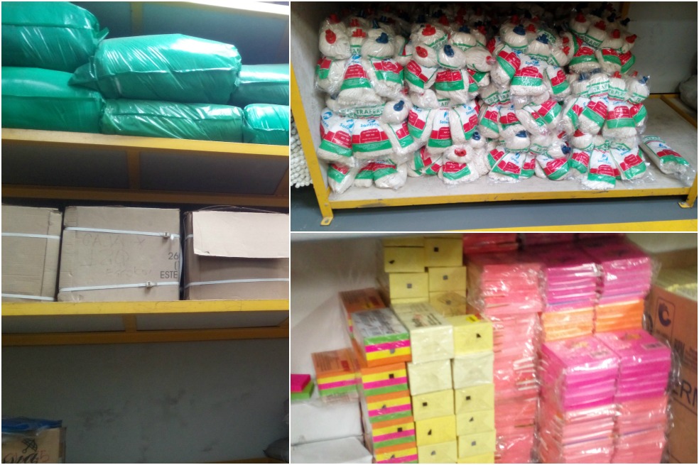 Megapapelería en bodega