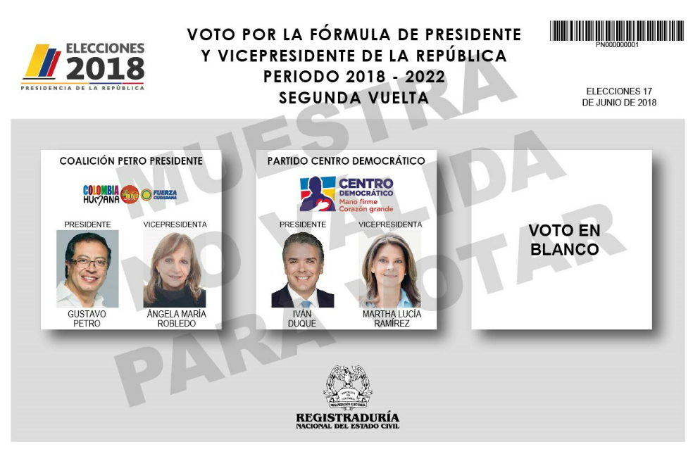 Aumentó el voto en blanco en segunda vuelta