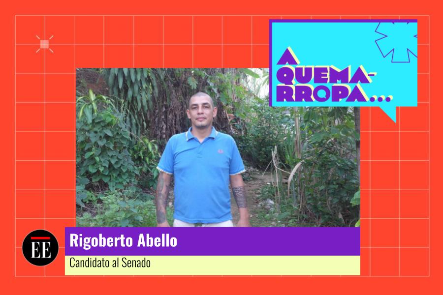 A Quemarropa con Rigoberto Abello, candidato al Senado por Comunes