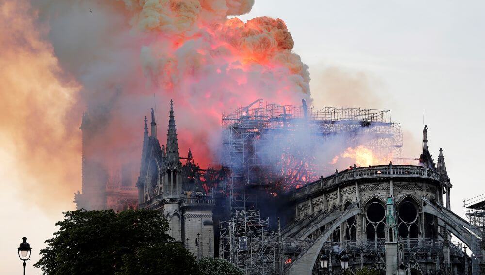 El incendio de Notre Dame