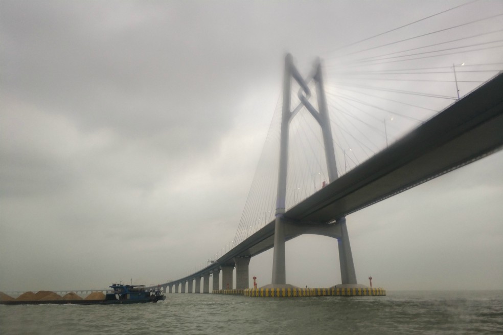 El puente marítimo más largo del mundo pronto será inaugurado en China