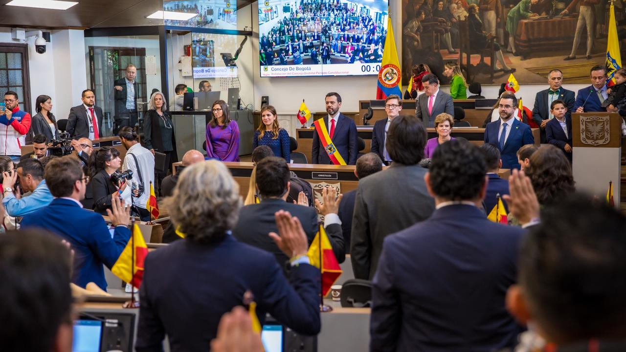 Posesión del Concejo Distrital de Bogotá 2024 - 2027