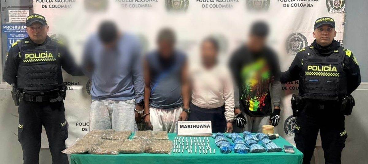 Capturadas cuatro personas por red de tráfico de drogas; operaban en el sur de Barranquilla