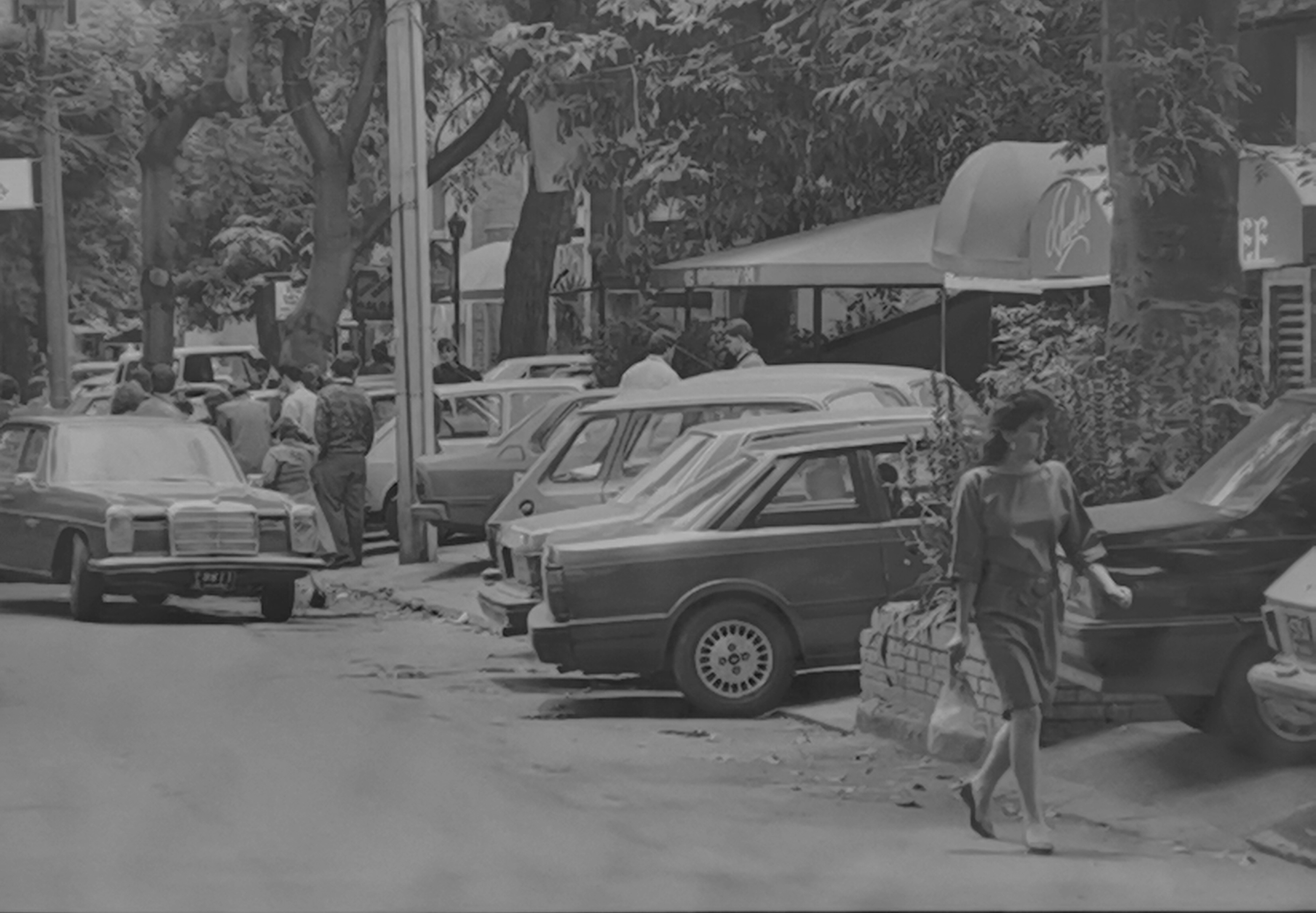 Así se veía la Calle 82, actual Zona T de Bogotá, en 1989 .