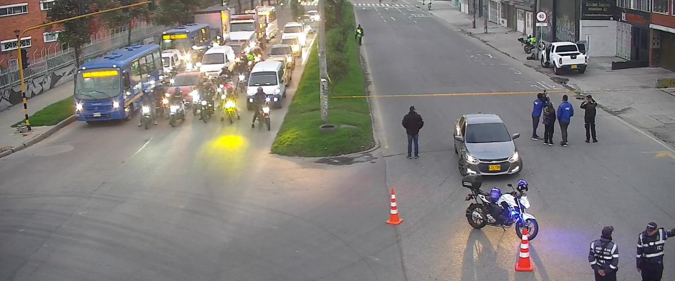 Noche violenta en Bogotá: balacera, un policía herido y dos homicidios