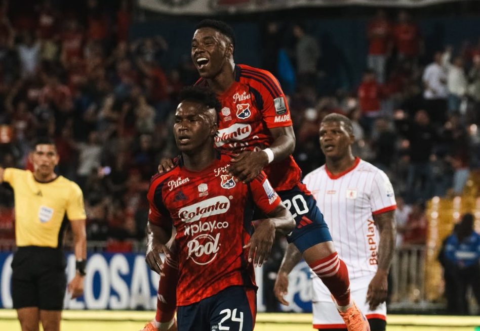 Medellín remontó y se impuso 2-1 sobre América en la Liga BetPlay: vea los goles