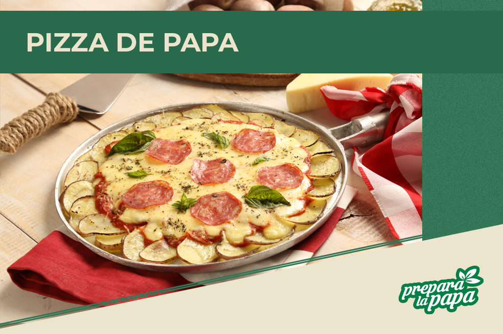 Deliciosas recetas con papa: así puede hacer una pizza de papa