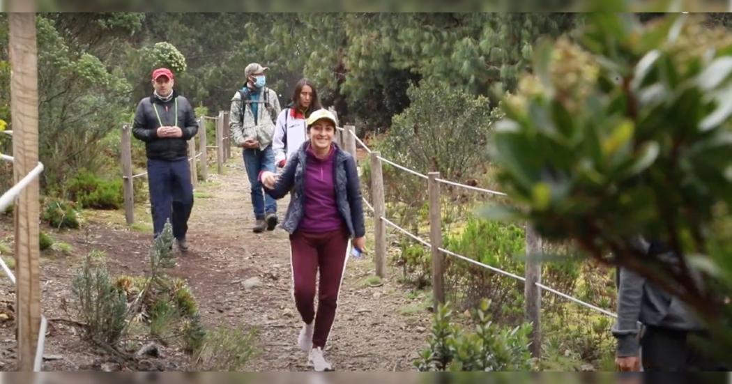 El Sendero Guadalupe-Aguanoso se encuentra en la Reserva Forestal Protectora Bosque Oriental de Bogotá, específicamente en la localidad de Santa Fe.