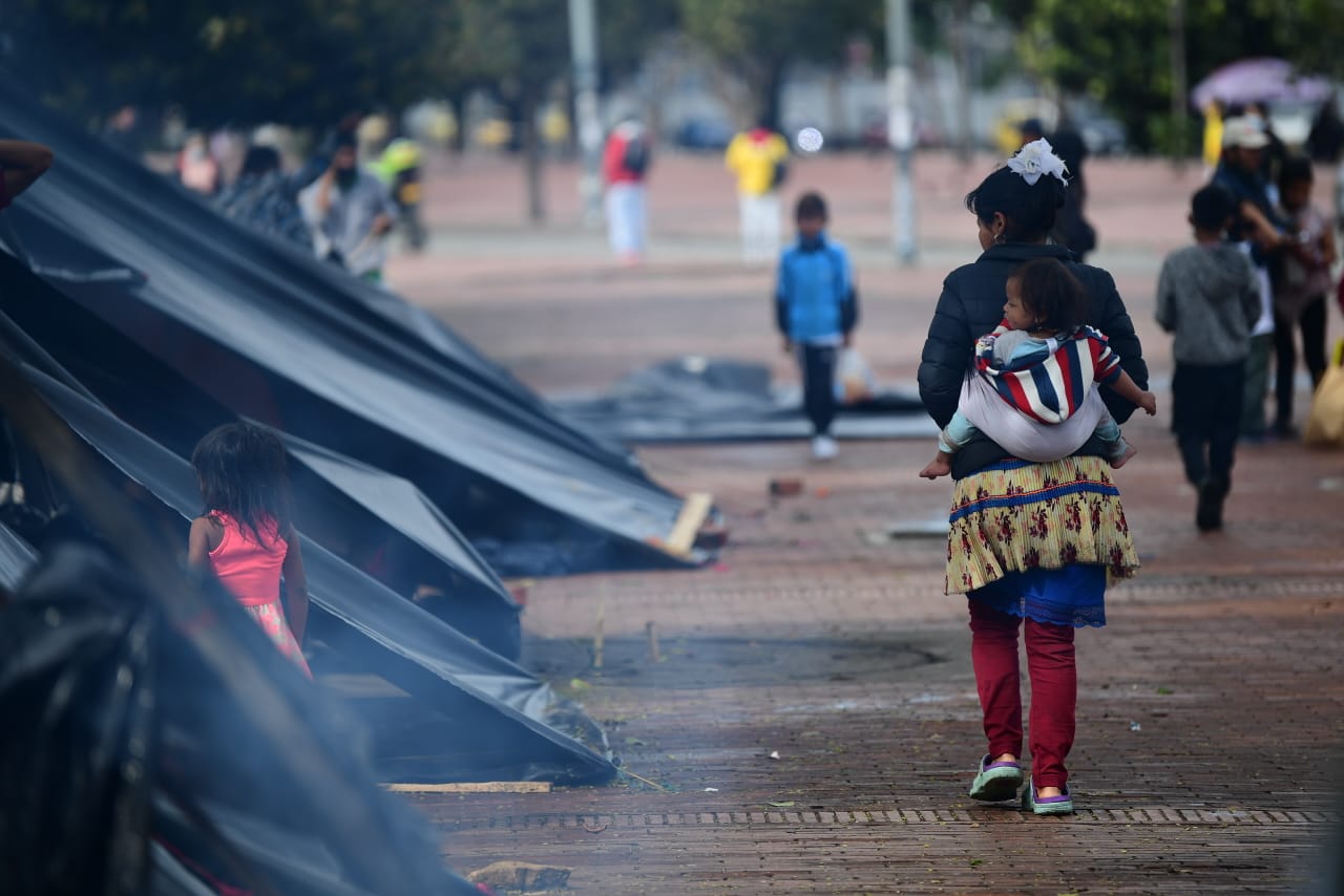 Alrededor de 450 indígenas en Bogotá retornarán a sus resguardos en Risaralda