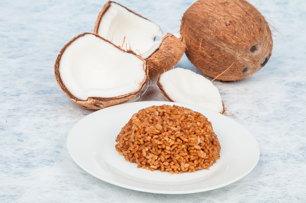 Así se prepara un buen arroz con coco