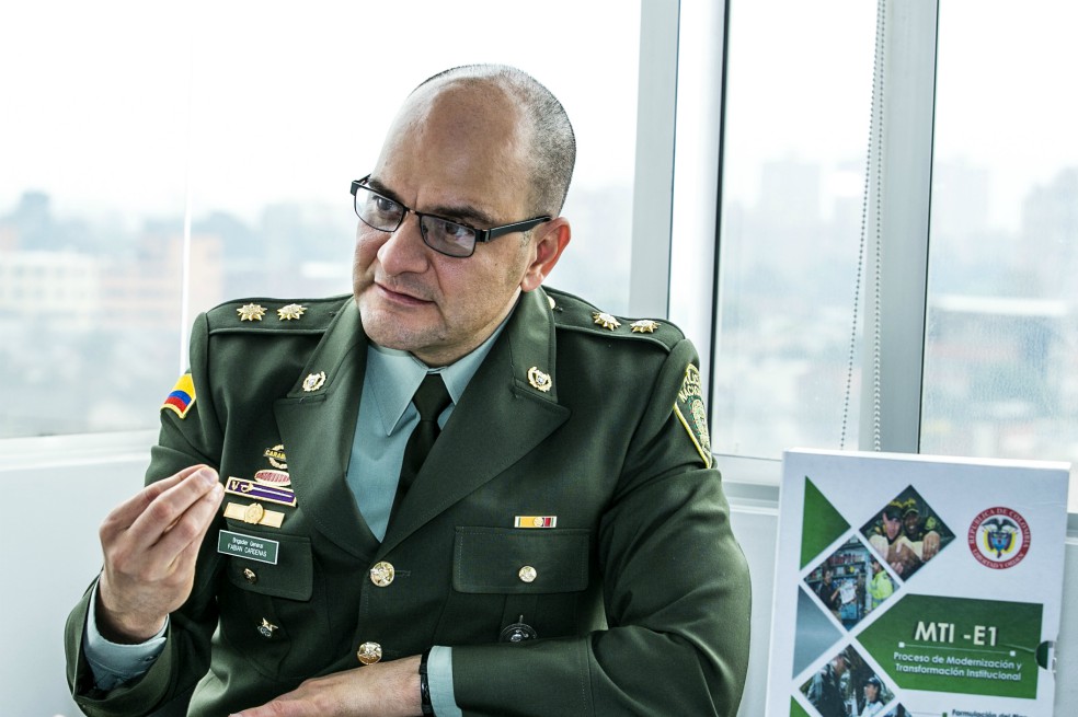 Fabián Cárdenas Leonel, el brigadier general de la Policía.
