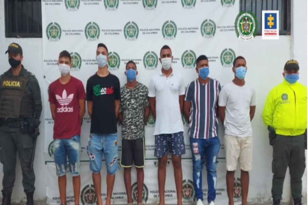 Banda delincuencial “Los Extranjeros” fue capturada en Santa Marta