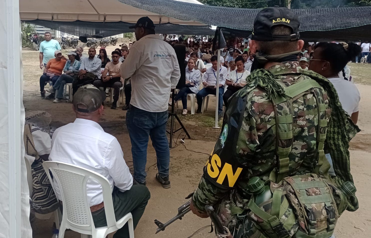 La reunión organizada por las Autodefensas Conquistadoras de la Sierra Nevada se dio el 29 de enero en el corregimiento de Guachaca.