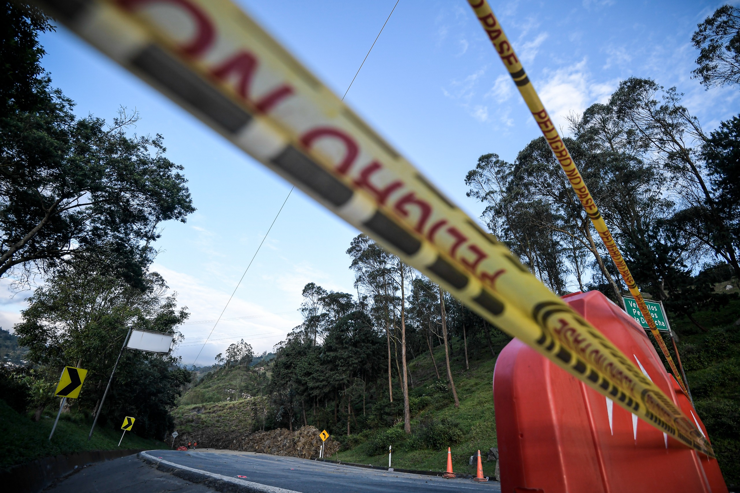 Adecuación en vía antigua al Llano se retrasa por protestas de transportadores