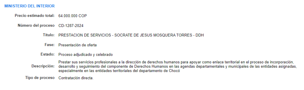 SOCRATES DE JESUS MOSQUERA TORRES