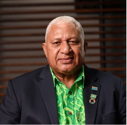 Frank Bainimarama, primer ministro de Fiji.