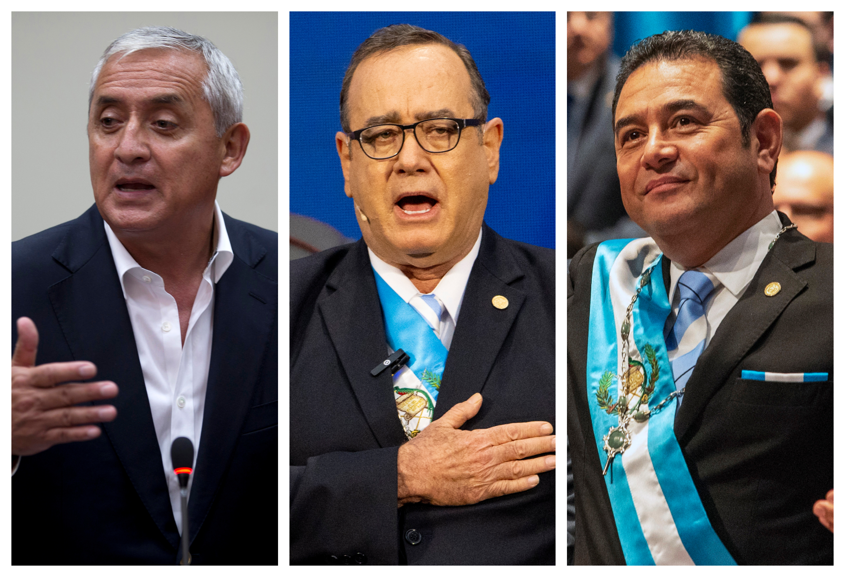 ¿Qué tienen en cómun Otto Pérez Molina, Alejandro Giammattei (mandatario actual) y Jimmy Morales? Haber llegado a la presidencia de Guatemala y estar señalados por corrupción.