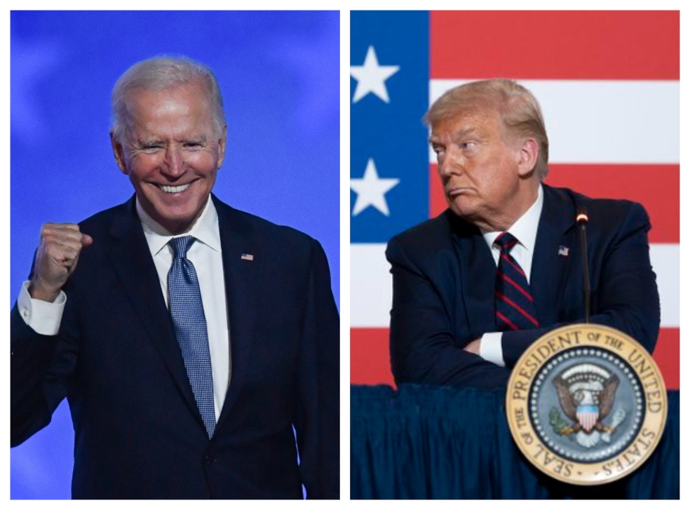Donald Trump y Joe Biden 2020