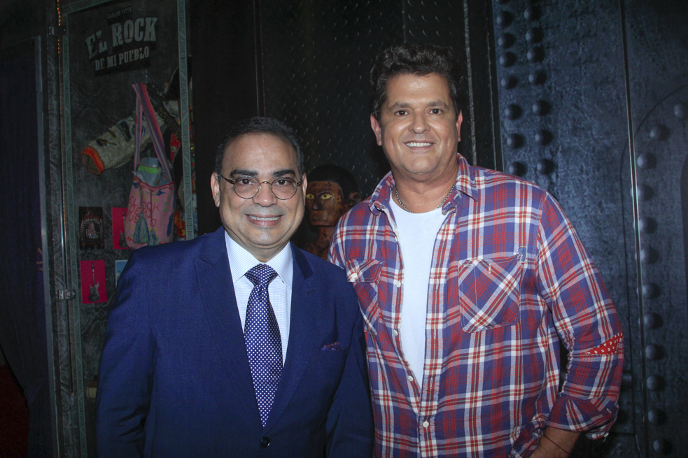 Gilberto Santa Rosa apoya causa social de Carlos Vives.