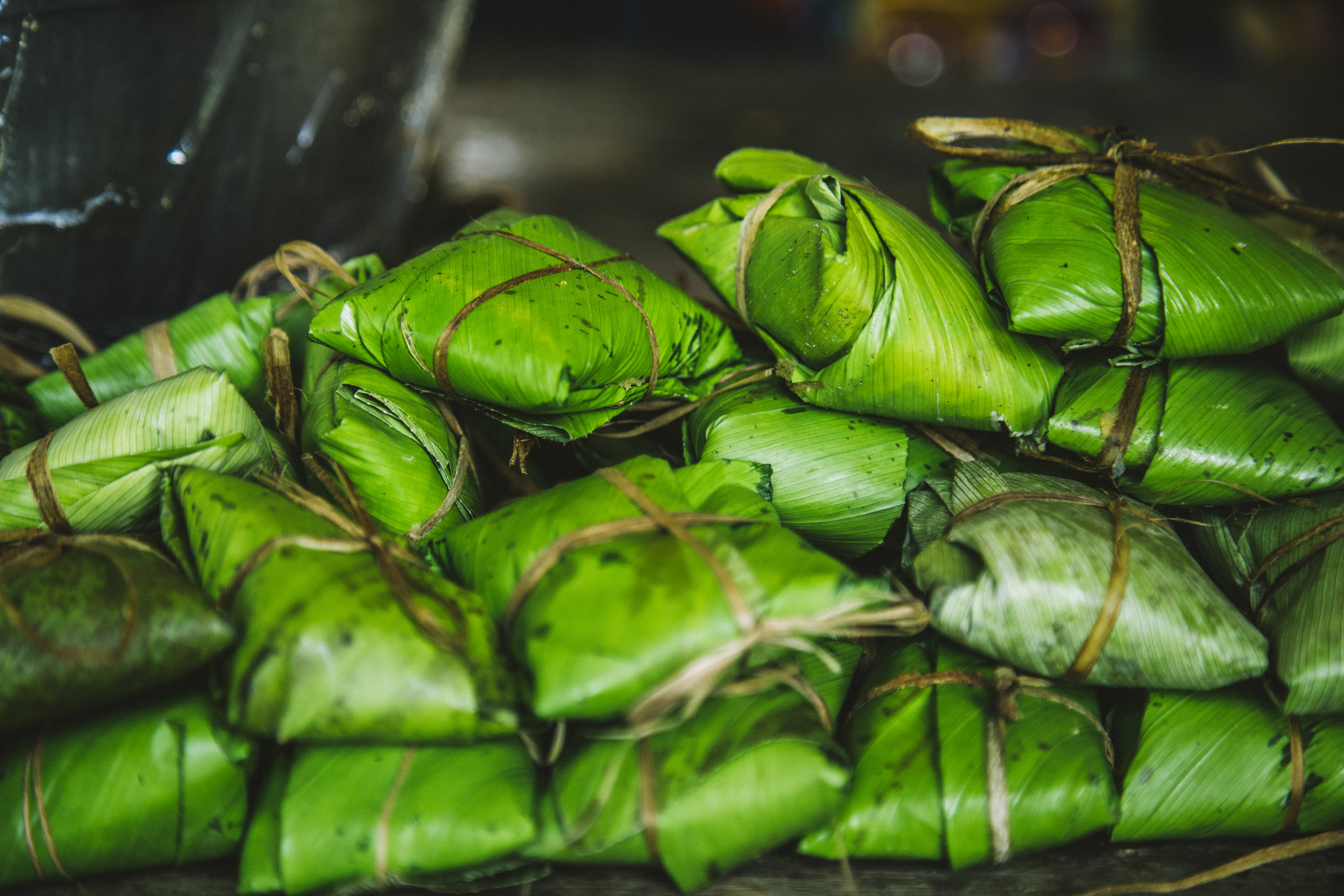 Envueltos: comida típica y tradicional colombiana.