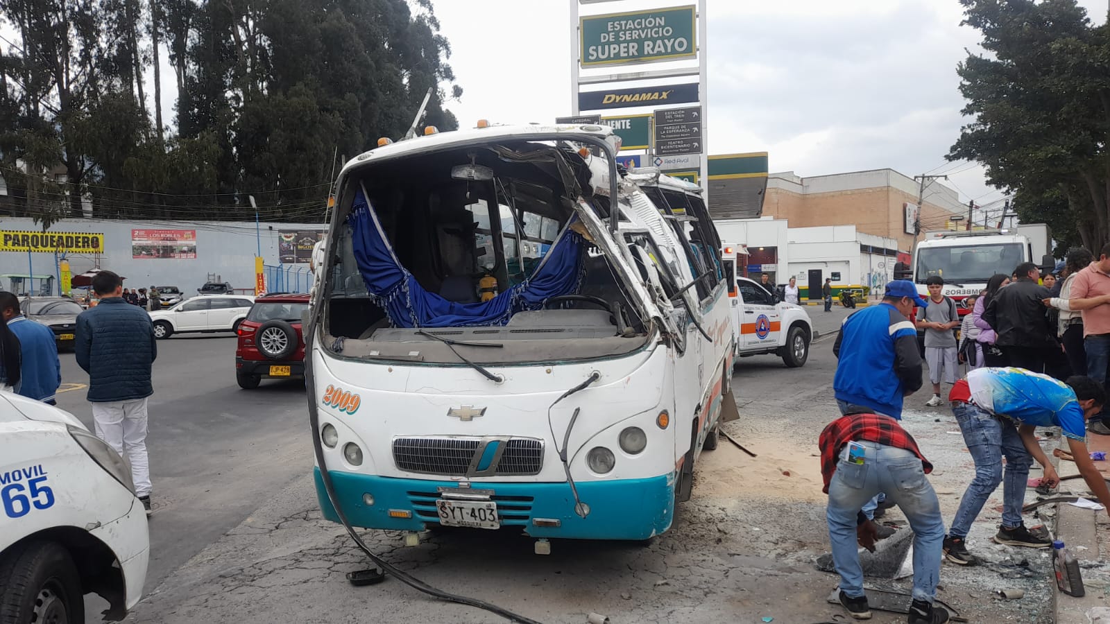 En Zipaquirá accidente de bus deja al menos 25 heridos