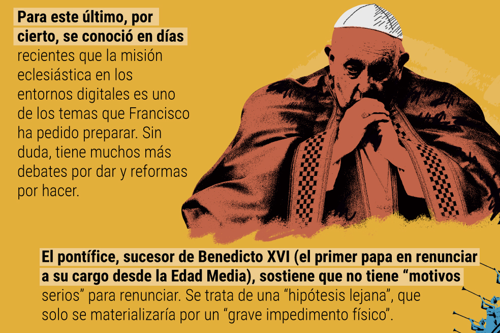 La salud del papa Francisco preocupa a sus seguidores.