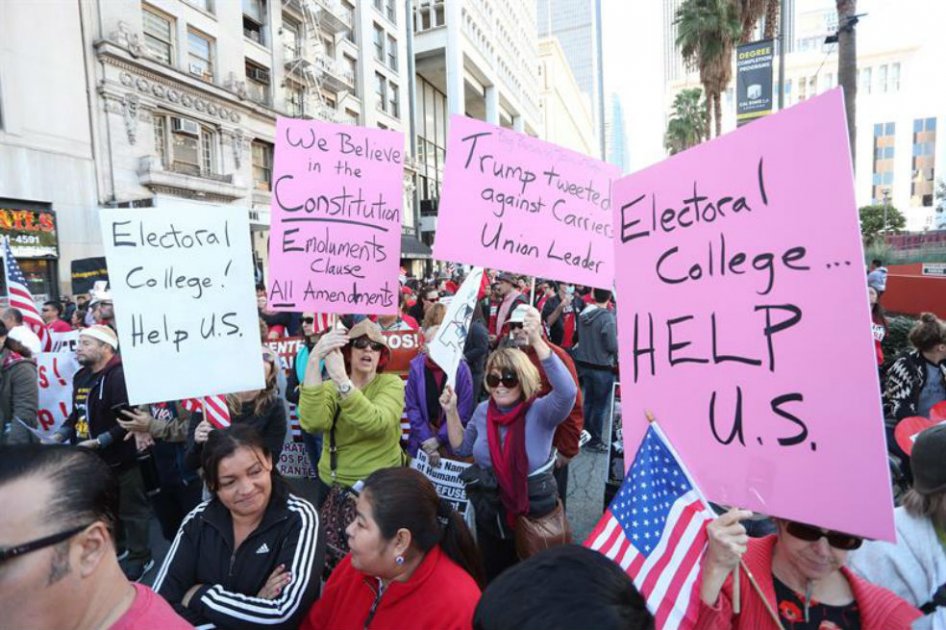 Intriga por votación del Colegio Electoral de EE.UU. para confirmar o no Presidencia de Trump