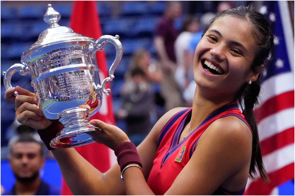 La británica Emma Raducanu lidera la nueva sangre del tenis femenino mundial.