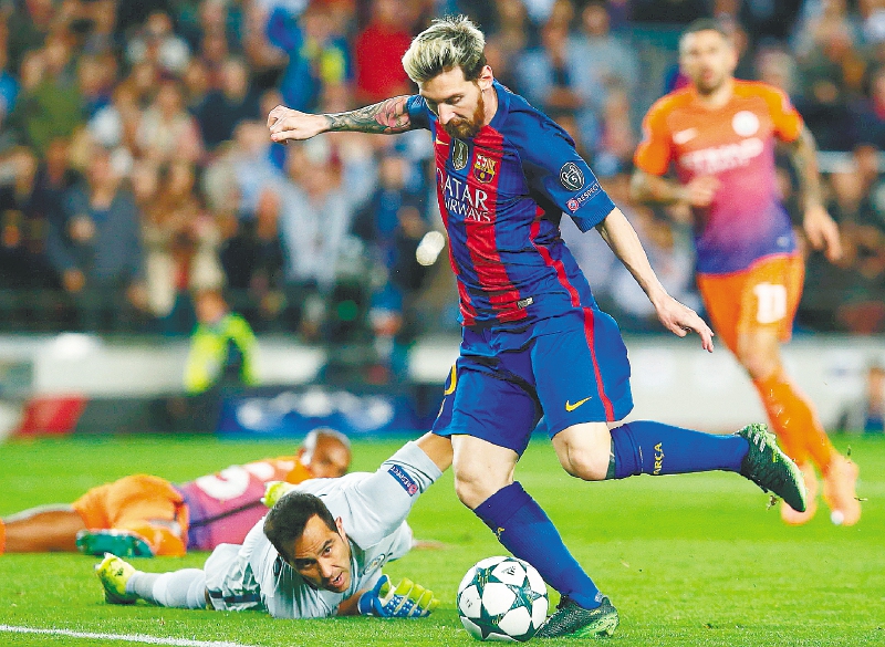 Paliza de Messi a Pep Guardiola