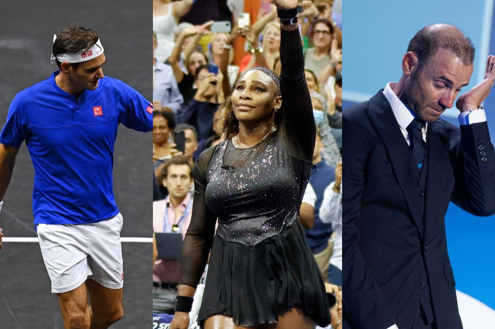 Roger Federer, Serena Williams y Alejandro Valverde