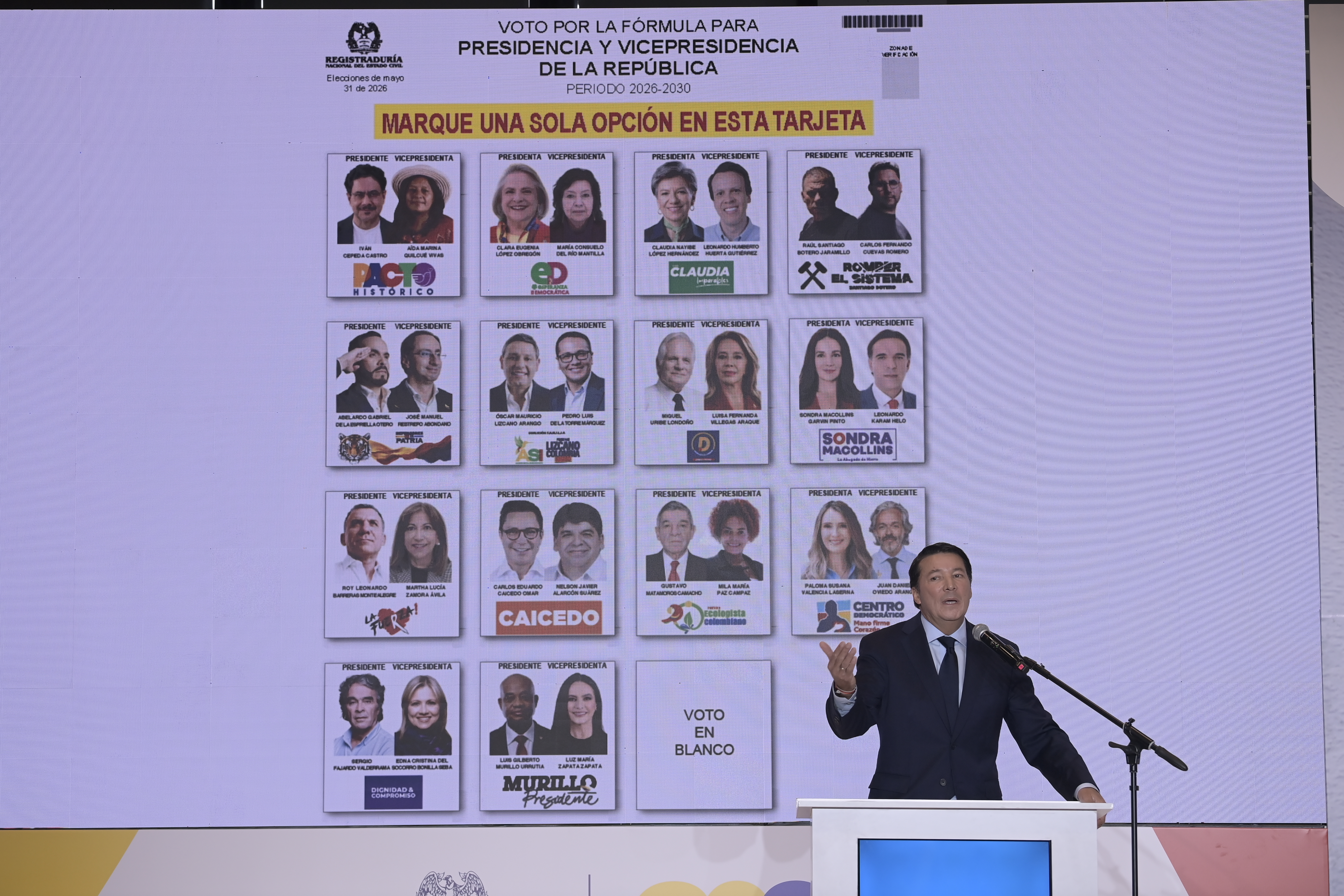 Varios candidatos modificaron sus logos para la primera vuelta: así se verán en el tarjetón