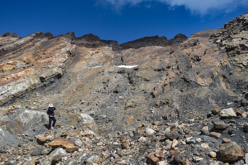 Hacia mediados del siglo XIX, este glaciar alcanzaba una extensión aproximada de 5,5 km².