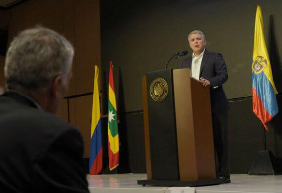 «No permitiremos violencia como mecanismo de presión»: Duque al Eln