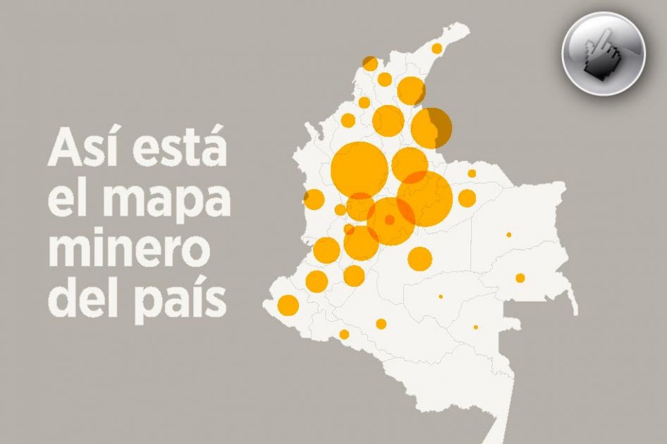 Así está el mapa minero del país