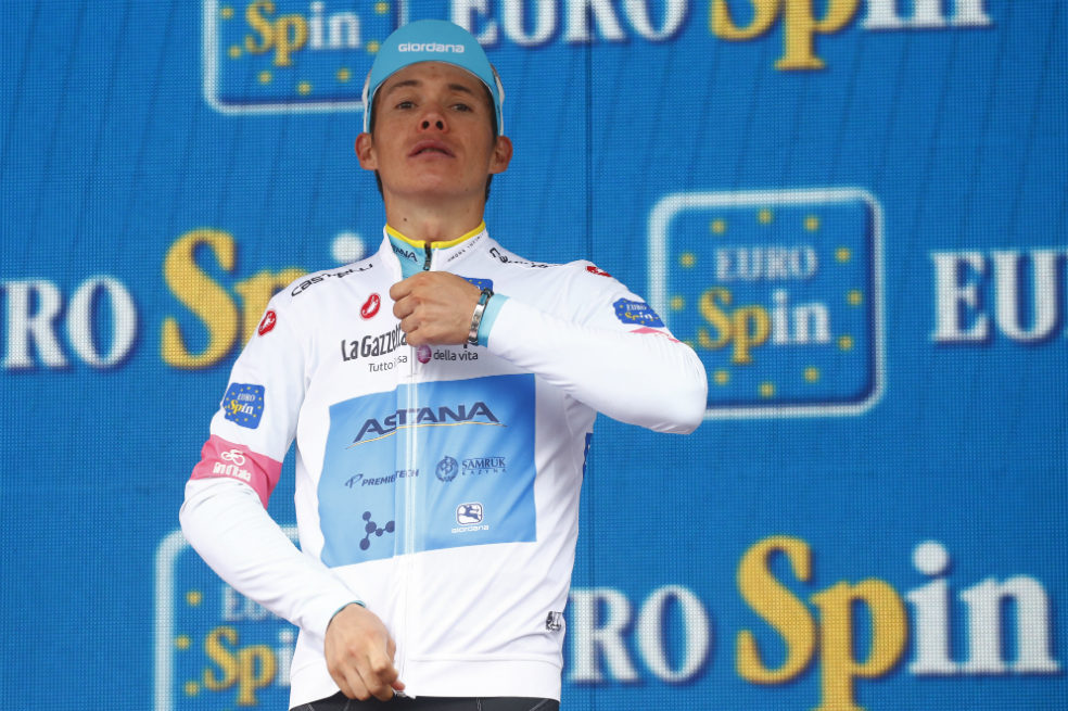 El ciclista colombiano Miguel Ángel López. / AFP