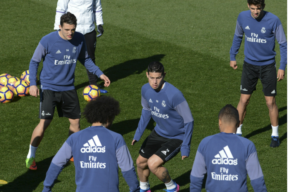 Zidane: «Valoro todo lo que está haciendo James»