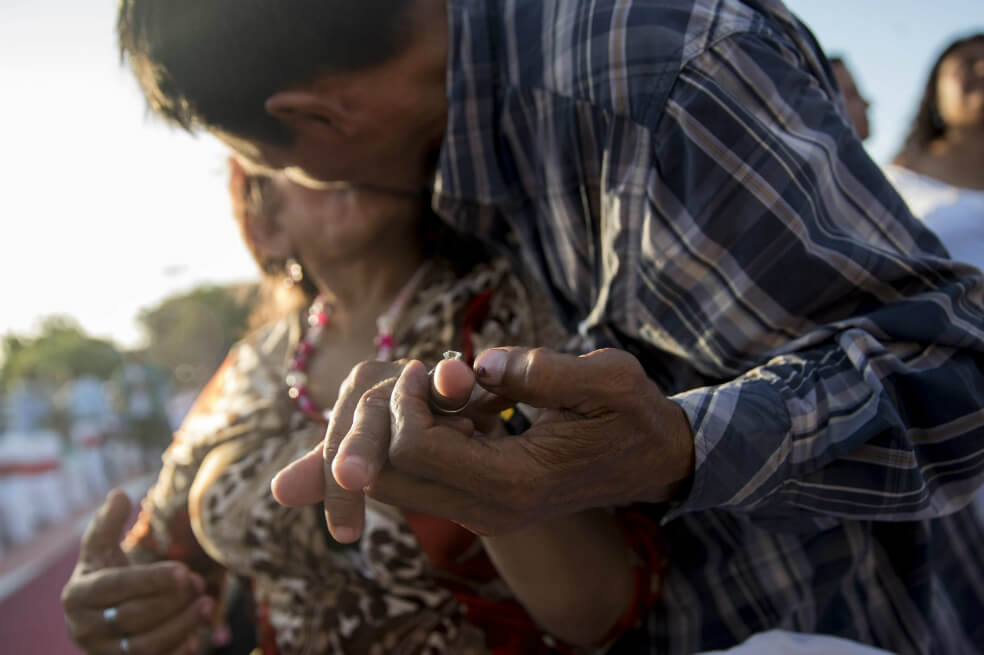 San Valentín une a más de 400 parejas de bajos recursos en Nicaragua