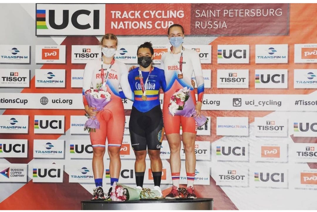 Martha Bayona volvió a ganar oro en Copa de Naciones de pista
