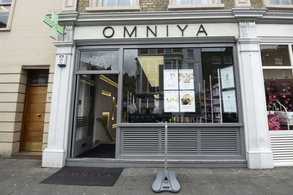 Vista general de la clínica privada antienvejecimiento Omniya en el barrio de Knightsbridge en Londres. Foto: EFE