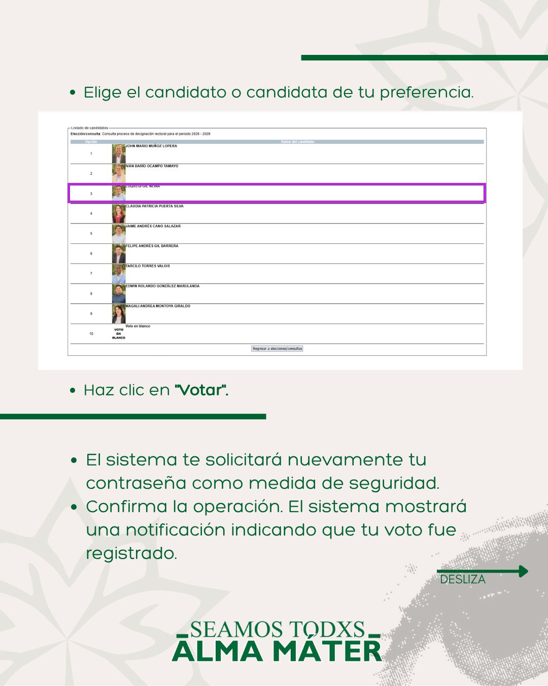 Este fue el mensaje que le llegó a buena parte de la comunidad educativa.