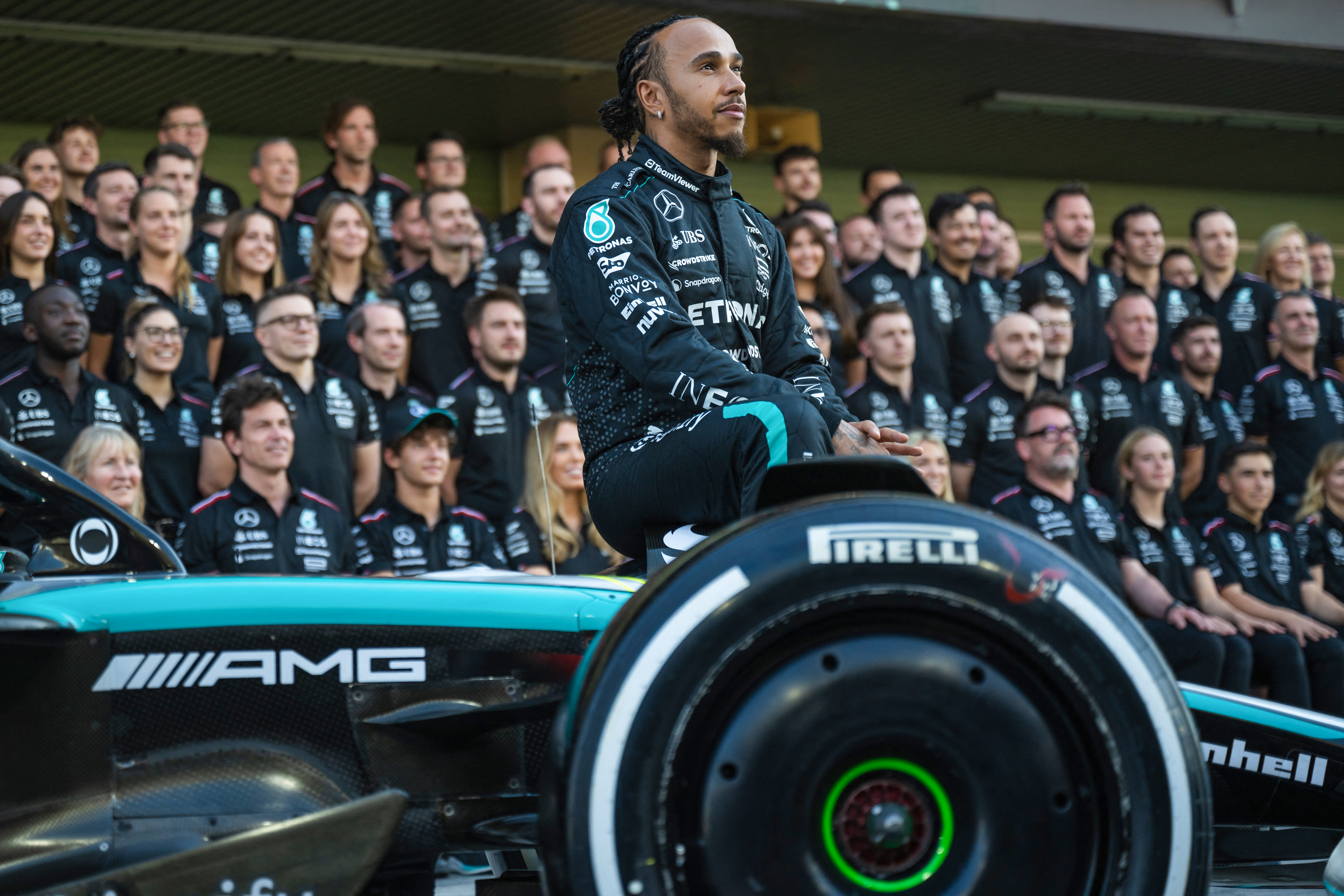 Lewis Hamilton celebra su histórico paso por Mercedes antes del “fin de una era”